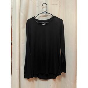 Old Navy Black dance shirt with cut out back L